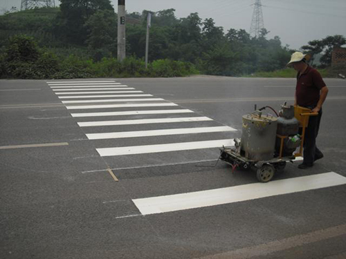 人行道道路標線施工